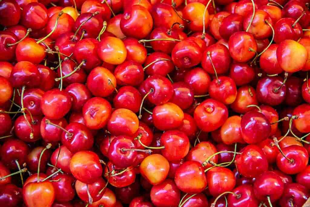 Light Red Cherries are acidic and more sour in taste.