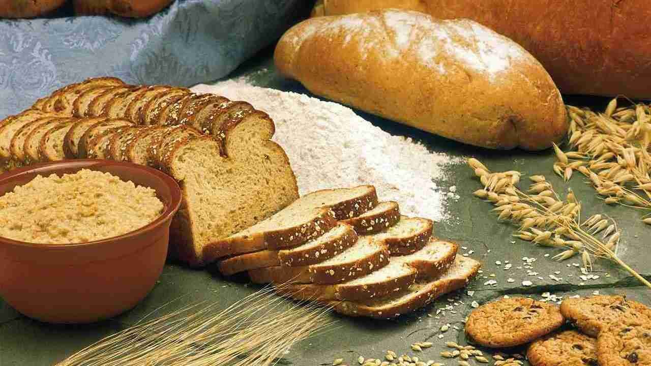 Whole wheat bread sliced