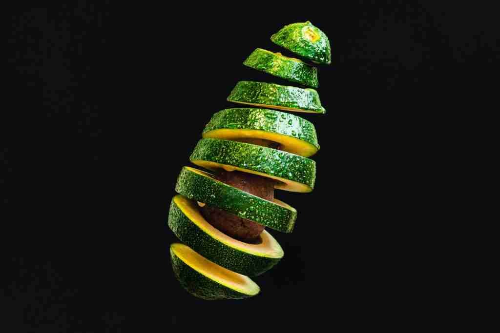 sliced avocado
