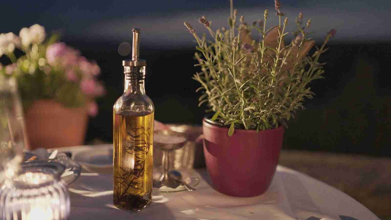 Olive Oil with a Pot