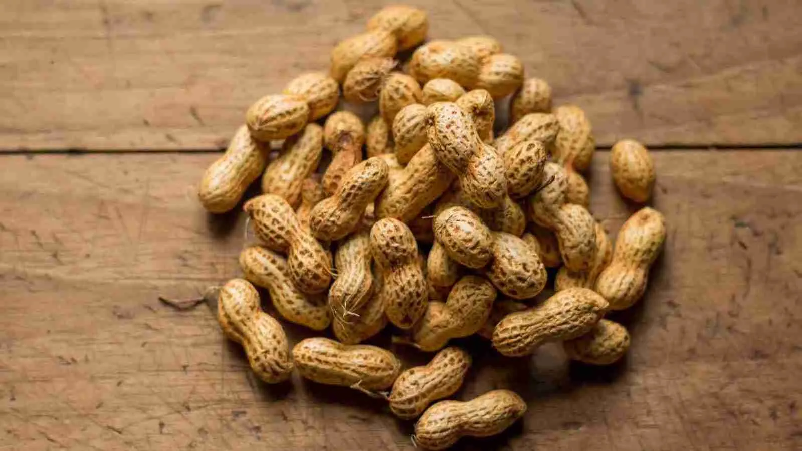 bunch of brown peanuts