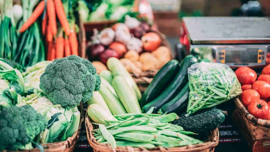 vegetables and fruits